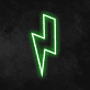 Blitzsymbol LED-Neonschild Wohnzimmer Bar