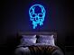 Elevate Your Space: Dripping Skull Neon Sign Wall Art for Home Decor, Office Ambiance, or Hauntingly Chic Bar and Party Settings
