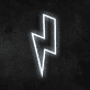Blitzsymbol LED-Neonschild Wohnzimmer Bar