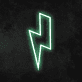 Blitzsymbol LED-Neonschild Wohnzimmer Bar