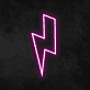 Blitzsymbol LED-Neonschild Wohnzimmer Bar