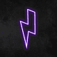 Blitzsymbol LED-Neonschild Wohnzimmer Bar