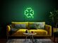Brighten Your Home, Bar, or St. Patrick's Day Celebrations with the Lucky Clover Neon Sign Neon Sign Clover Led 4 Leaf Clover Neon Shamrock Sign Spring Neon.