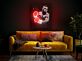 Boxhandschuhe LED-Neonschild mit UV-Druck für Wohnzimmer oder Fitnessstudio