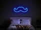 Schnurrbart LED-Neonschild für Wohnzimmer oder Bar