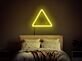 Dreieck Symbol LED-Neonschild für Wohnzimmer oder Büro