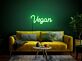 Vegan LED-Neonschild für Küche und Restaurant