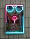 Pop-Art Frauengesicht mit Sonnenbrille LED-Neonschild für Wohnzimmer oder Bar