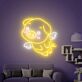 Brighten Your Space with Angel Pig Led Sign: Perfect for Home Decor, Office Ambiance, Store Highlights, and Bar or Wedding Celebrations.