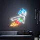 fliegender Roboterjunge LED-Neonschild Wohnzimmer Gamingzimmer