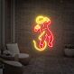 Astronaut im Weltraum LED-Neonschild für Wohnzimmer oder Gamingzimmer