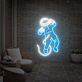 Astronaut im Weltraum LED-Neonschild für Wohnzimmer oder Gamingzimmer