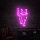 gehende Katze LED-Neonschild Wohnzimmer Cafe