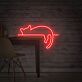 schlafende Katze LED-Neonschild Wohnzimmer Schlafzimmer