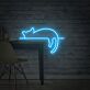 schlafende Katze LED-Neonschild Wohnzimmer Schlafzimmer