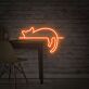 schlafende Katze LED-Neonschild Wohnzimmer Schlafzimmer
