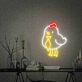 Huhn mit Krawatte LED-Neonschild Wohnzimmer Kinderzimmer
