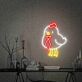 Huhn mit Krawatte LED-Neonschild Wohnzimmer Kinderzimmer