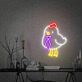 Huhn mit Krawatte LED-Neonschild Wohnzimmer Kinderzimmer
