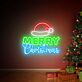 MERRY Christmas LED-Neonschild Wohnzimmer Weihnachten