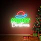 MERRY Christmas LED-Neonschild Wohnzimmer Weihnachten