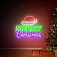 MERRY Christmas LED-Neonschild Wohnzimmer Weihnachten