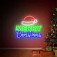 MERRY Christmas LED-Neonschild Wohnzimmer Weihnachten