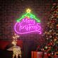 Merry Christmas LED-Neonschild Wohnzimmer Weihnachten