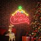 Merry Christmas LED-Neonschild Wohnzimmer Weihnachten