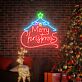 Merry Christmas LED-Neonschild Wohnzimmer Weihnachten