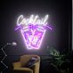 Brighten Up Your Celebrations and Cocktails with the Vibrant Cocktail Bar Led Neon Sign for Bar, Wedding, and Party Decor.