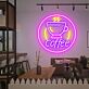 Kaffeetasse LED Neonschild für Café und Küche