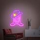 Cowboyhut und Stiefel LED-Neonschild