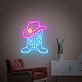 Cowboyhut und Stiefel LED-Neonschild