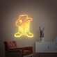 Cowboyhut und Stiefel LED-Neonschild