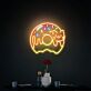 Donut mit Katze LED-Neonschild für Wohnzimmer Café