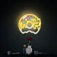Donut mit Katze LED-Neonschild für Wohnzimmer Café