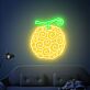 Frucht mit Wirbelmuster LED-Neonschild Wohnzimmer Bar