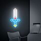 Enhance your gaming sanctuary and elevate special events with the Diamond Sword Led Neon Sign Gaming Room Decor - perfect for home use, offices, bars, and geek-themed weddings.