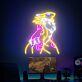Brighten Your Gamer Space: Digimon Renamon Led Neon Sign for Home Decor, Gaming Rooms, and Anime Parties
