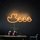 Entenfamilie LED-Neonschild Wohnzimmer Kinderzimmer