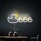 Entenfamilie LED-Neonschild Wohnzimmer Kinderzimmer