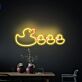 Entenfamilie LED-Neonschild Wohnzimmer Kinderzimmer