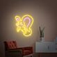 Niedlicher Anime-Hase LED-Neonschild Wohnzimmer Kinderzimmer