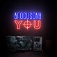 FOCUS ON YOU LED-Neonschild für Gaming Zimmer