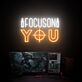FOCUS ON YOU LED-Neonschild für Gaming Zimmer