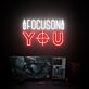 FOCUS ON YOU LED-Neonschild für Gaming Zimmer