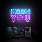 FOCUS ON YOU LED-Neonschild für Gaming Zimmer