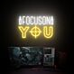FOCUS ON YOU LED-Neonschild für Gaming Zimmer