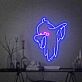 Brighten Your Halloween Party and Home with the Ghost Spooky Halloween LED Neon Sign - Perfect for Wall Art and Adding a Haunting Vibe to Bars and Events